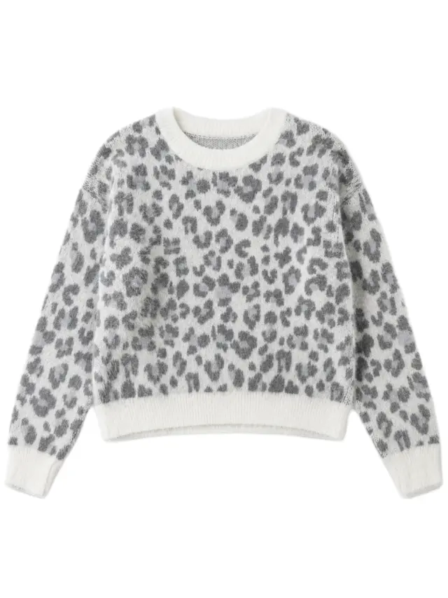 Losan παιδικό πλεκτό πουλόβερ animal print για κορίτσι PATRICIA L26WG0408-1