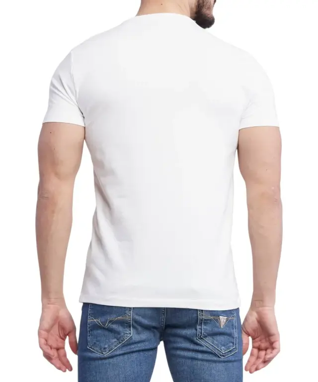 Pepe Jeans - Ανδρικό T-shirt Original Basic 3 N Slim Fit PM508212-800 Λευκό 3