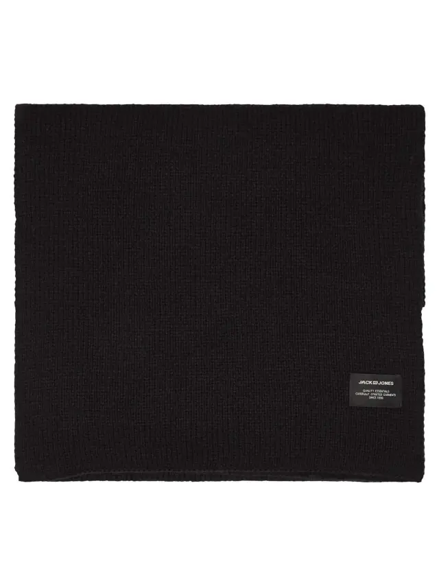 JACDNA KNIT SCARF NOOS Black 3