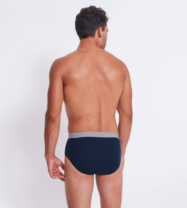Sloggi Men Σλιπ Ανδρικά Go ABC 2.0 Midi Μπλε 2-Pack - 2XL 3