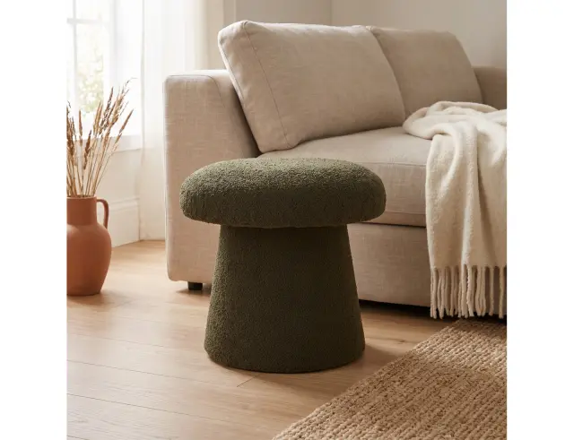 Σκαμπό Μανιτάρι με διαστάσεις 43x38cm - Olive Green AAK400140