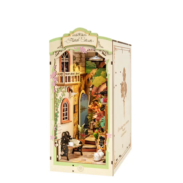 Robotime DIY Κατασκευή Floral Corner Book Nook TGB09