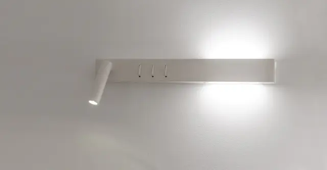 Olo 04231/W/W/40/L Φωτιστικό τοίχου led λευκό αριστερό Άσπρο 2
