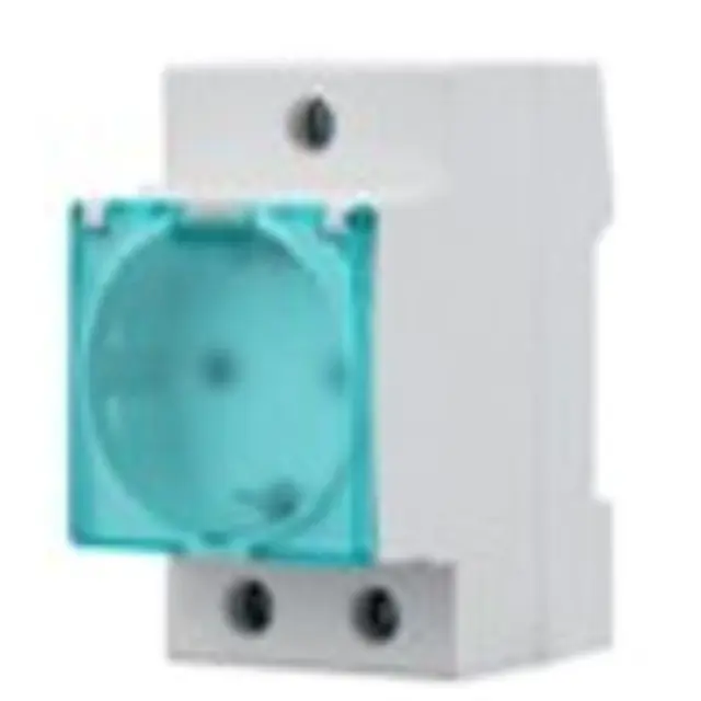 Din Rail Socket 16A, 250V with cover