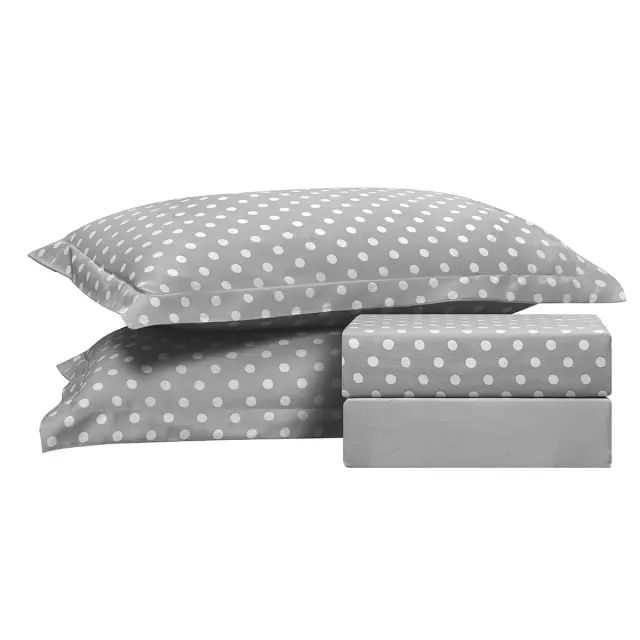 Beauty Home Σετ σεντόνια μονά Art 10101 Fancy 170x260 Γκρι 2