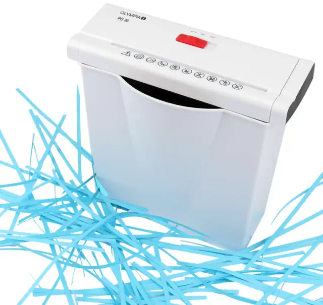 Καταστροφέας Εγγράφων P2 6xA4 7lt Λευκό OLYMPIA PS 36