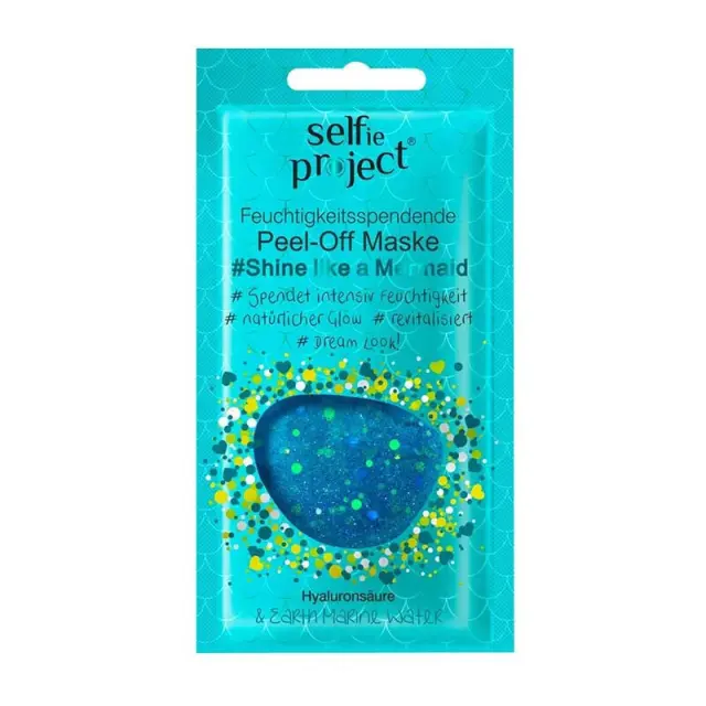Selfie Project #Shine like a Mermaid Μάσκα Προσώπου για Ενυδάτωση 12ml