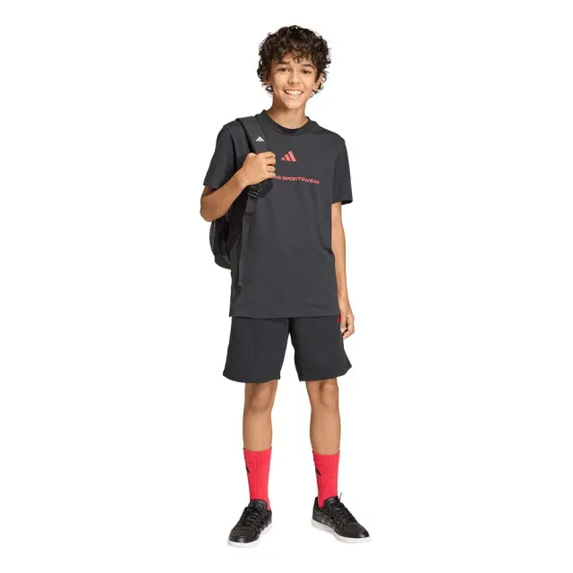 adidas Sportswear Boy's French Terry Short Μαύρο KG5192 (adidas Sportswear) 3