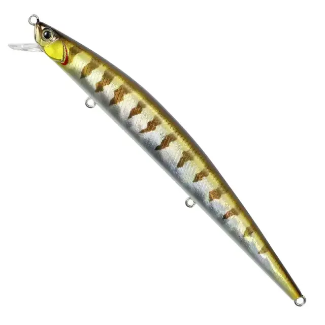 Τεχνητό DUO Tide Minnow Slim Flyer 14cm LAA0555 Natural Barracuda Glow