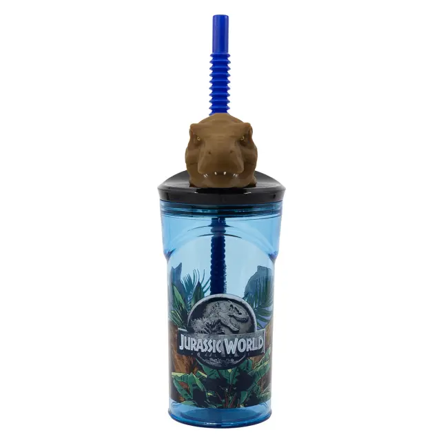 Ποτήρι με καλαμάκι Jurassic World 360ml 2