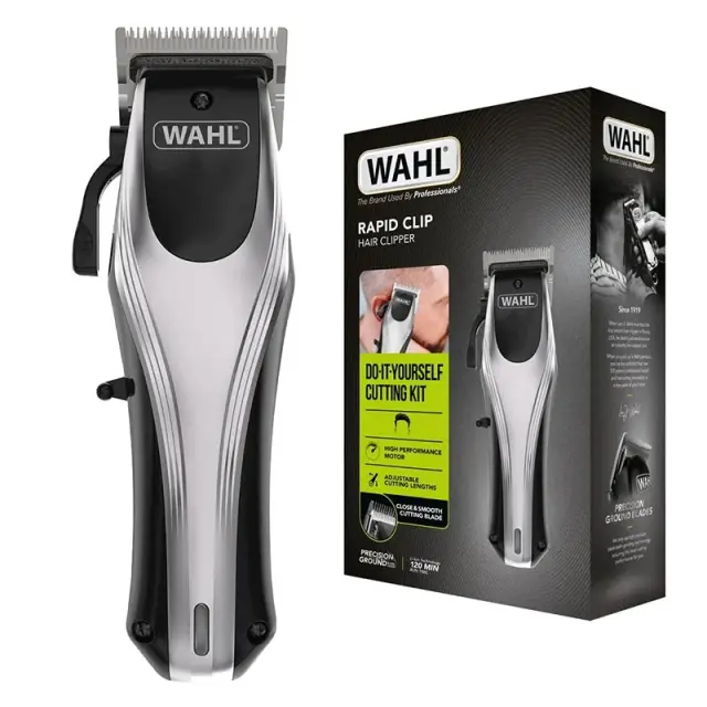 Wahl Professional Rapid Clip Stainless Steel Επαναφορτιζόμενη Κουρευτική Μηχανή Μαύρη 09657-0460 3