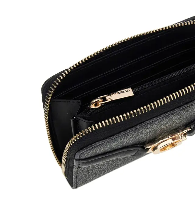 Πορτοφόλι GUESS Dea Medium Zip Around SWSG7993140 Ανθρακί 2