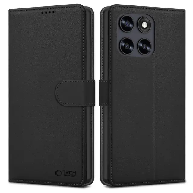 Tech-protect Wallet Motorola Moto G67 / G77 / G87 Black