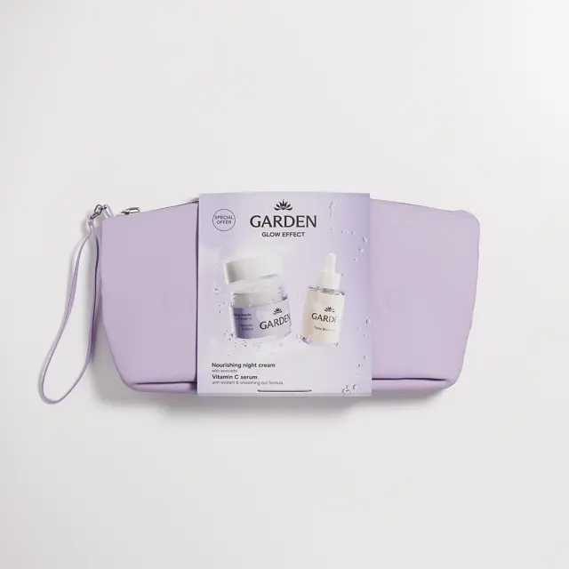 Garden | Glow effect nourishing cream 50ml + vitamin C serum 30ml | 1set