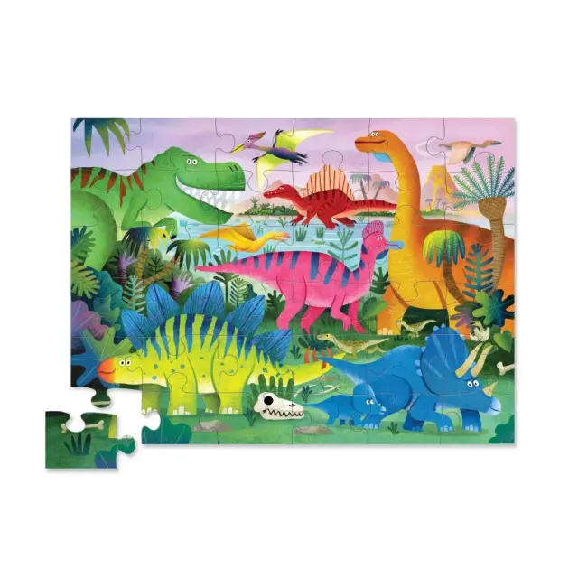 Παζλ Δαπέδου 36 Τεμαχίων Dino Land Crocodile Creek 3+ ετών 2