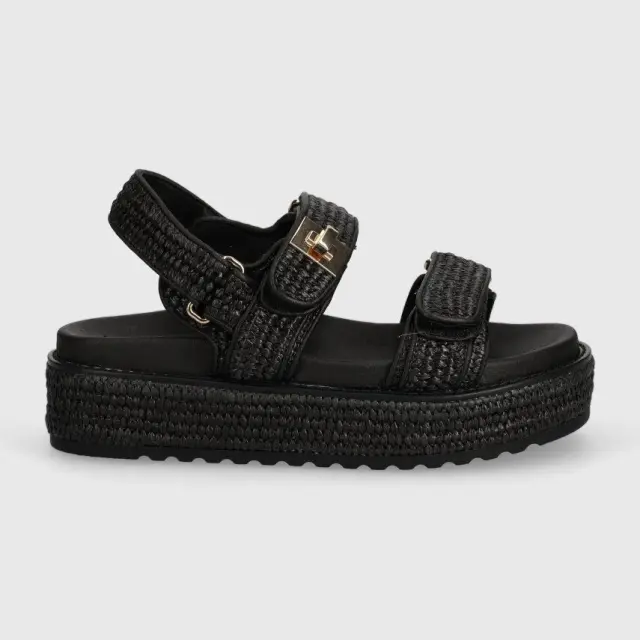 Γυναικεία Σανδάλια Flatforms Steve Madden Bigmona SM11003034-02002-00S Μαύρα Μαύρο - 37