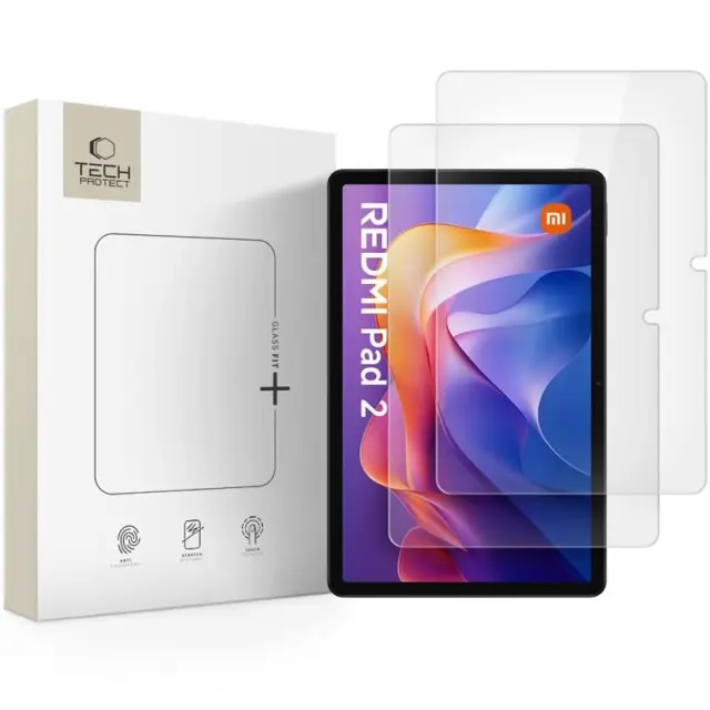 Tech-protect Glass Fit+ 2-pack Xiaomi Redmi Pad 2 / Se 11.0 Clear
