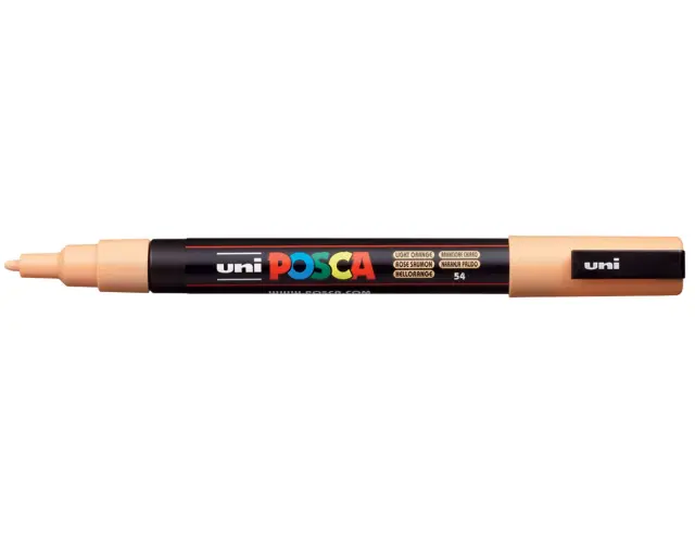 Μαρκαδόρος Σχεδίου Uni Posca PC-3M με πάχος μύτης 0.9-1.3mm - Light OrangePC-3M(E) - AN-ΠOPT