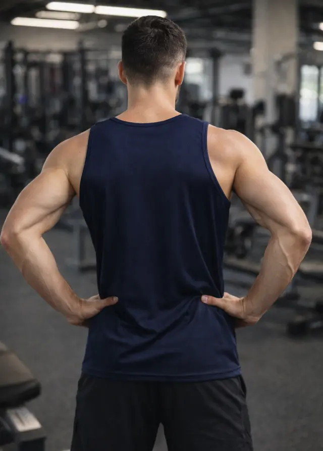 Αμάνικο Noshame® Navy Dry Fit - 182607 - XXL 2