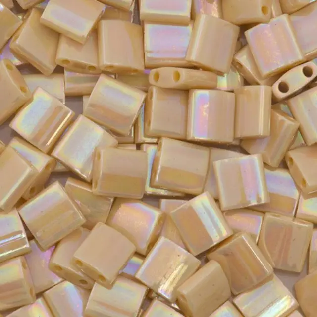 Χάντρα Miyuki Tila No488 Opaque Pear AB ~7gr