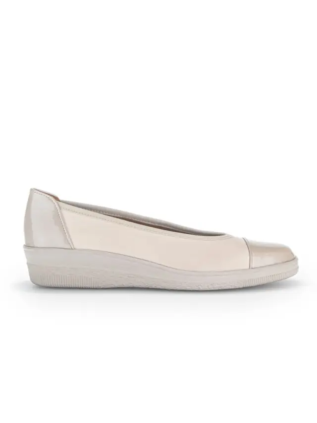 Gabor Μοκασίνια-Loafers Γυναικείο δέρμα Μπεζ GAB/26042 53-IVORY/PUDER 3