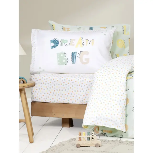 Σετ Σεντόνια 170x255 Μονά Nima Dream Big Multicolor 100% βαμβακερόΧωρίς Λάστιχο 2