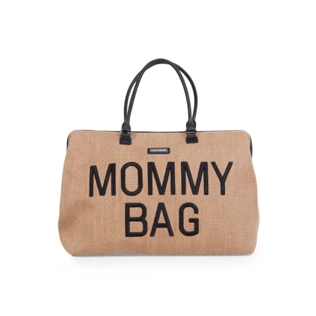 Τσάντα Αλλαγής ChildHome Mommy Bag Large Raffia BR77379