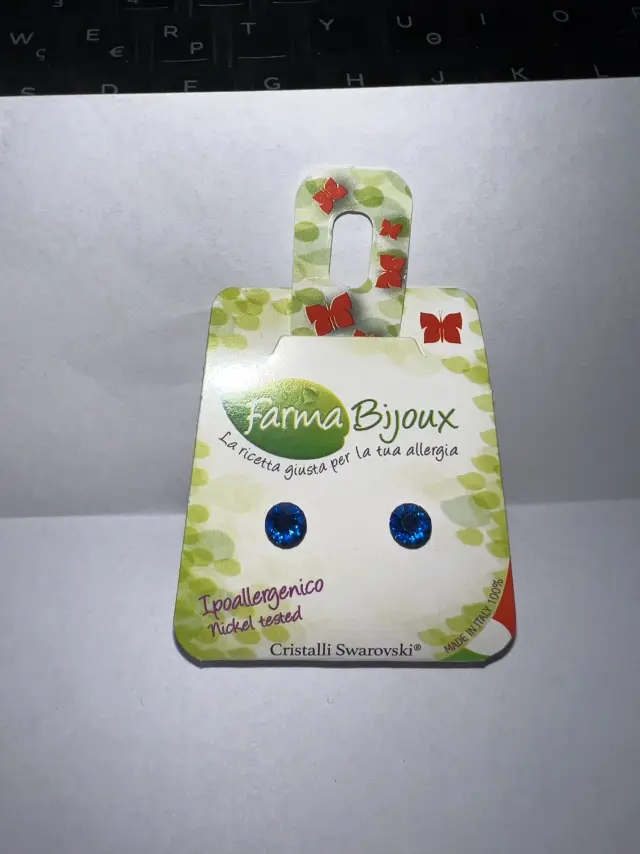 FARMA BIJOUX ORECCHINO XIRIUS 5,3MM CAPRI BLUE 3