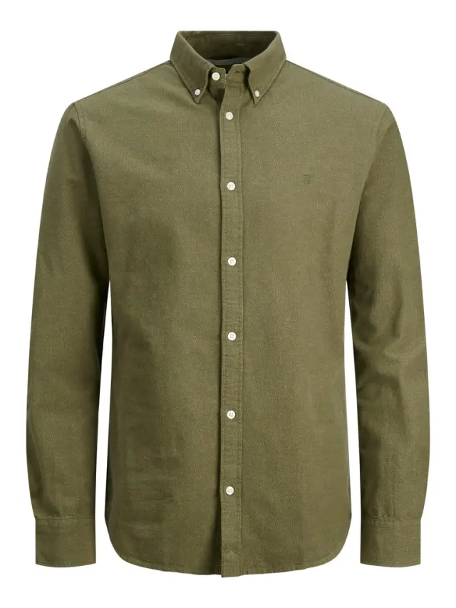 JPRGRINDLE LOGO SHIRT L/S grape leaf - M