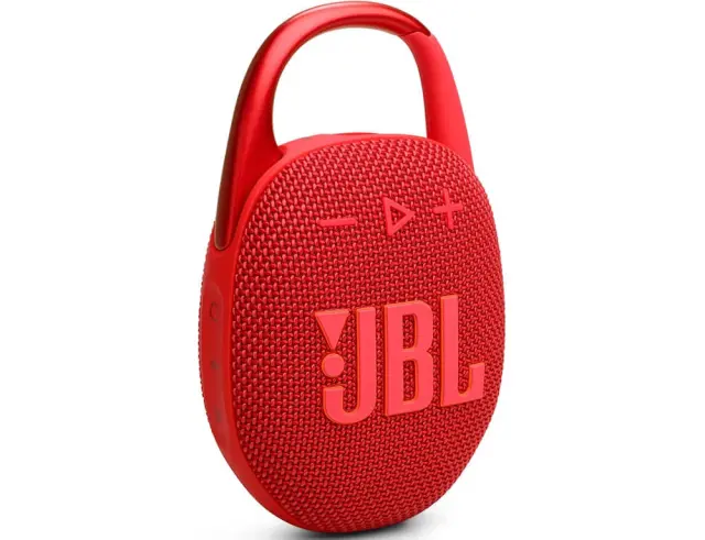 Φορητό Ηχείο JBL Clip 5 (JBLCLIP5RED) Αδιάβροχο - Ισχύς 7W RMS - Bluetooth - Auracast™ - RedJBLCLIP5RED