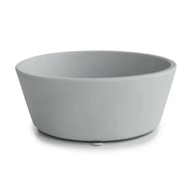 Mushie Silicone Suction Bowl Μπωλ Φαγητού Σιλικόνης - Stone