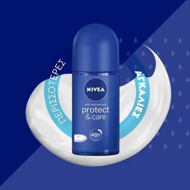 Nivea Protect & Care 0% Alcohol Αποσμητικό 48h σε Roll-On 50ml 2