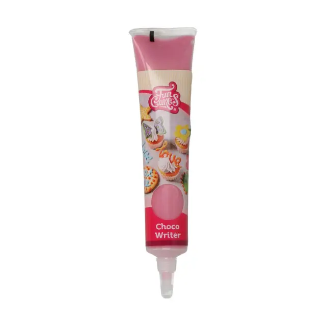 FunCakes Choco Writer - Ροζ - 25γρ. 2