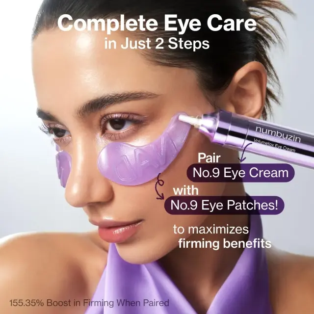 Numbuzin No.9 Nad Retinol Volumetox Eye Cream - Συσφιγκτική Κρέμα Ματιών με Nad+ + Ρετινόλη για Λεία, Ξεκούραστη Όψη 10ml 3