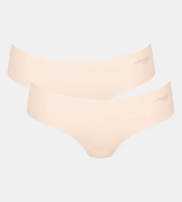 Sloggi Σλιπ Zero Microfibre 2.0 Hipster Κρεμ 2-Pack 2