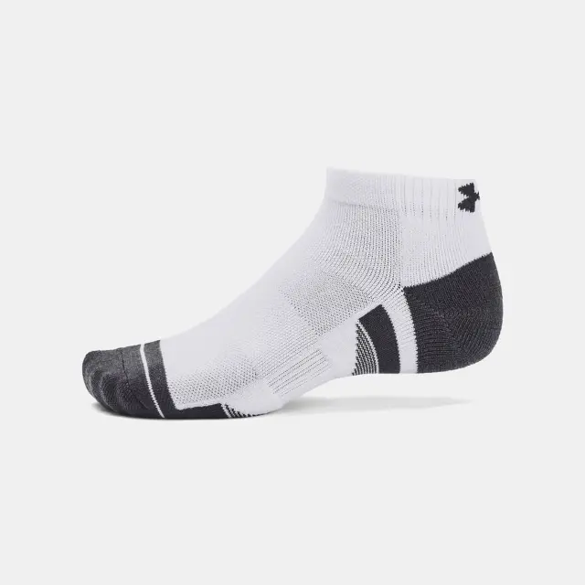 Under Armour Unisex Performance Tech 3 Pack Low Cut Socks Άσπρο 1379504-100 (Under Armour) - Large 3