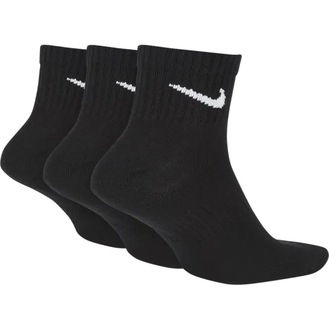 Nike Adult Unisex Everyday Lightweight Ankle 3 Pair Socks Μαύρο SX7677-010 (Nike)