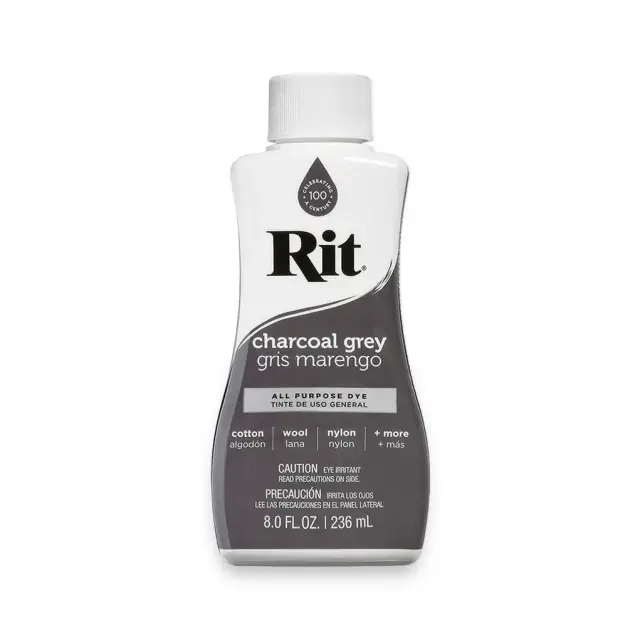 RIT DYE Liquid All-Purpose Βαφή Υφασμάτων – Charcoal Grey 236ml