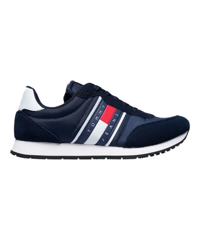 Tommy Hilfiger - Ανδρικά Sneakers Tjm Runner Casual Ess EM0EM01351-C1G Μπλε Σκούρο - 46