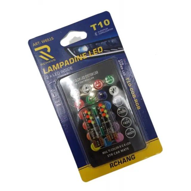ΛΑΜΠΤΗΡΕΣ RGB T10-COB W06515-2