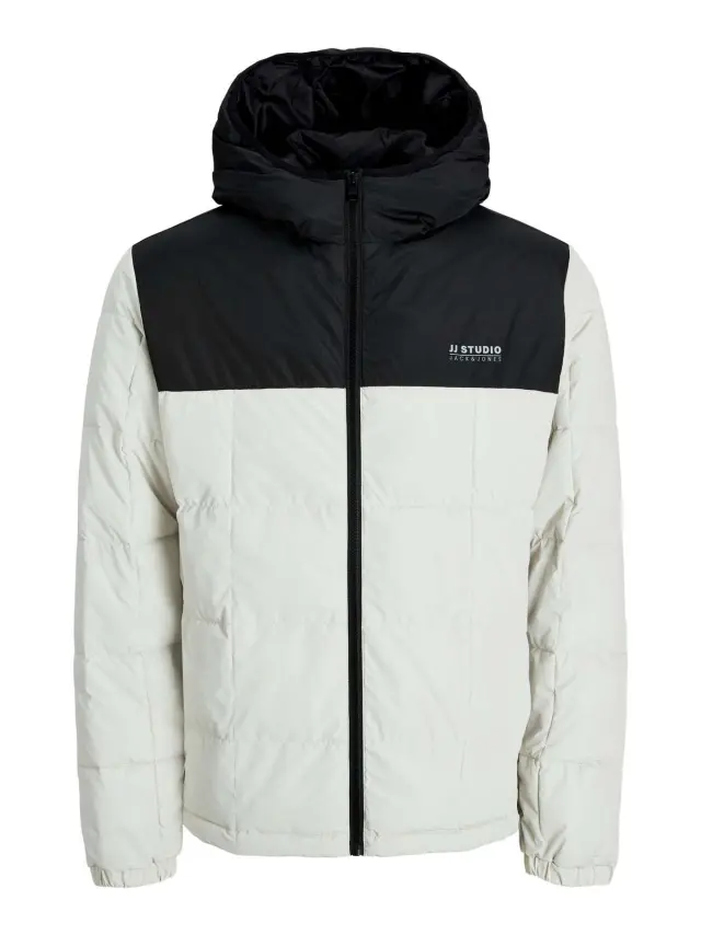 JJBEN SQUARE HOOD JACKET Moonbeam - XL