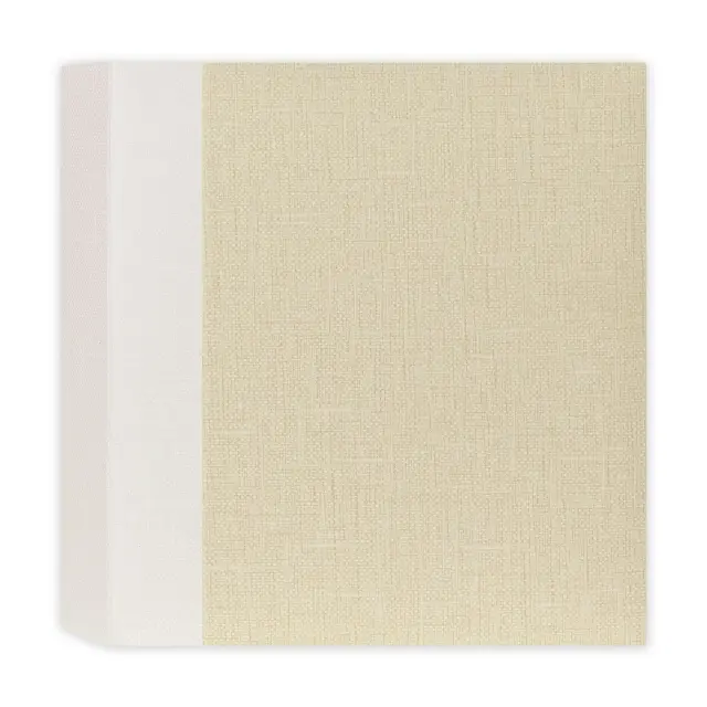 Άλμπουμ PRAGA CREAM με θήκες για 200 φωτογραφίες 10X15 εξώφυλλο με υφή υφάσματος χρώμα εκρού