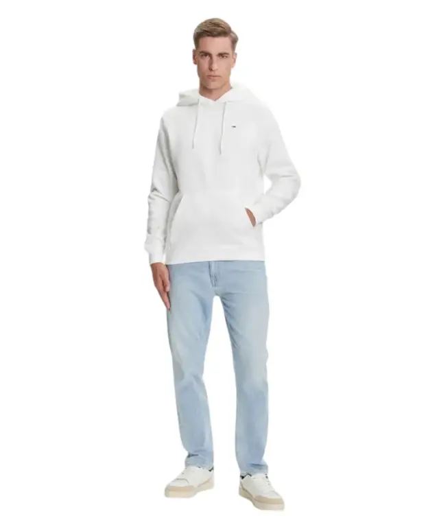 Tommy Hilfiger - Ανδρικό Φούτερ Flag Regular Fit DM0DM20742-YBL Εκρού - XL 2