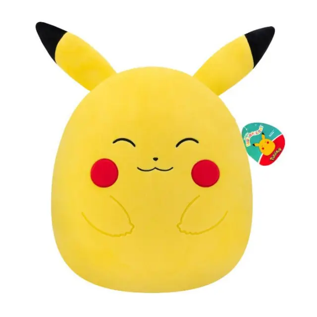 Squishmallows - 35 cm Pokemon Happy Pikachu (SQPK00067) - Toys