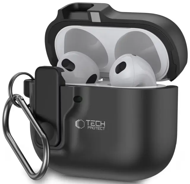 Tech-Protect® Slim Hook Θήκη για τα AirPods 4/ AirPods 5- Black