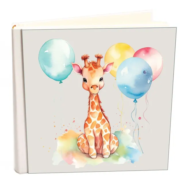 Άλμπουμ my album giraffe 09 boho style με ριζόχαρτο 35x35cm και κουτί άλμπουμ