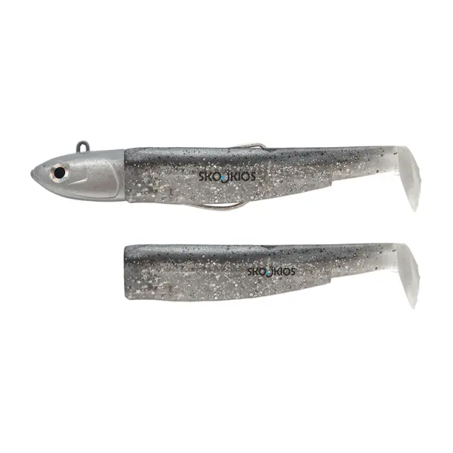 Σιλικονούχο Fiiish Black Minnow Νο4 Combo BM3119 Combo Deep - 60gr Silver Strike