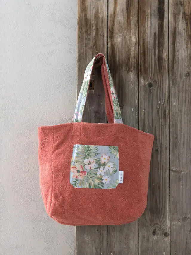 Nima Τσάντα Θαλάσσης 46x60 δυο όψεων Jungle Flower