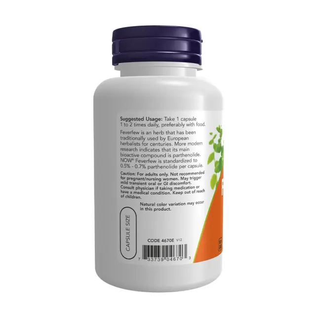 Now Foods Feverfew 3