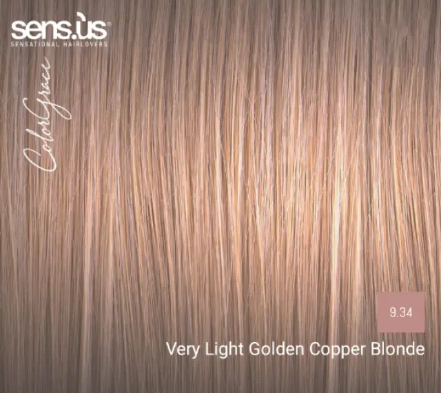 Sensus Color Grace M3K 9.34 Very Light Copper Golden Blonde 100ml - (μόνιμη βαφή πολύ ανοιχτό χάλκινο ξανθό ντορέ) 2